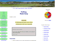 Desktop Screenshot of better-golf-by-putting-better.com
